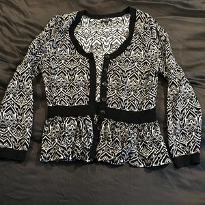 Peplum Cardigan